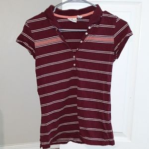 Burgundy Aeropostale polo